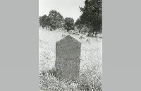 Lonesome Dove Cemetery, Mary Brown grave, 1988 (090-047-003)